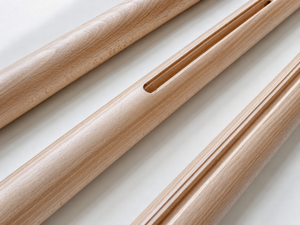 detalle pasamanos de madera